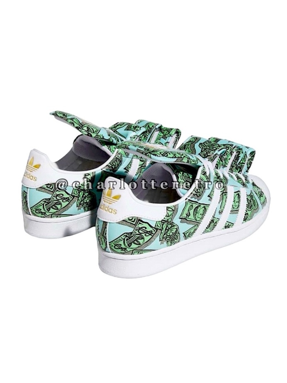 Adidas Originals x Jeremy Scott • Money Print Superstar Sneakers - Picture 2 of 16